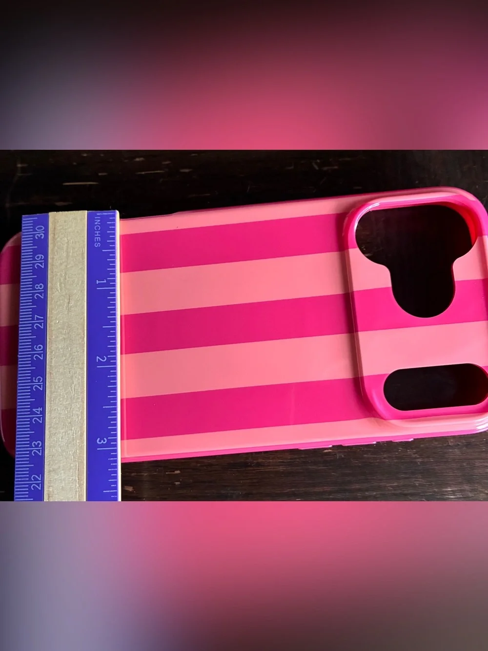 kate spade Pink Stripe Protective iPhone 17 Pro Max Case
